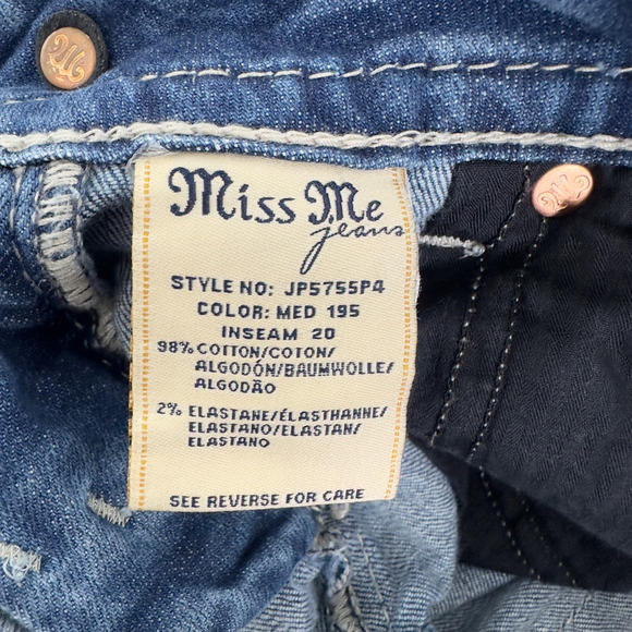 Miss‎ Me cuffed capri denim jeans - Picture 5 of 8